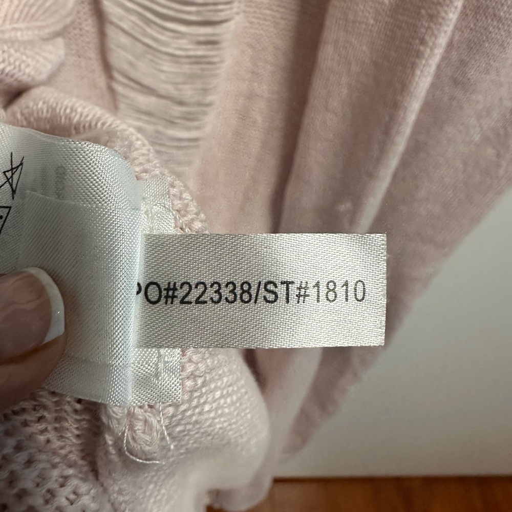 Lysse Light Pink Knit Cardigan - Picture 5 of 5